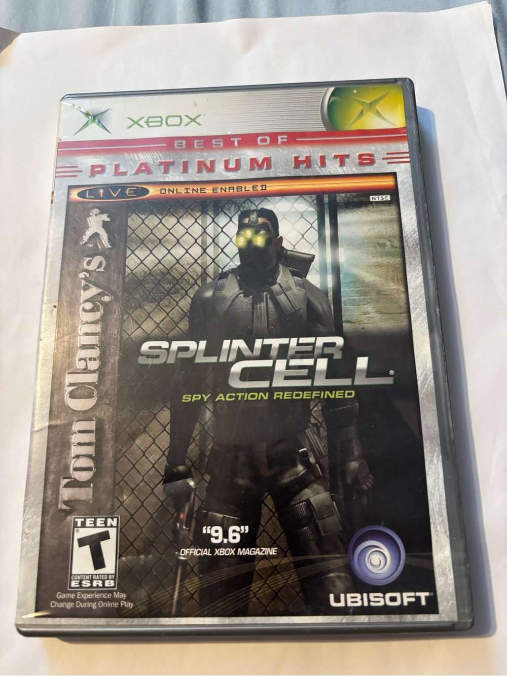 Xbox Tom Clancy's Splinter Cell Spy Action Redefined